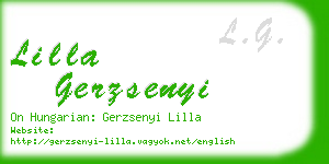 lilla gerzsenyi business card